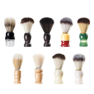Wanmei Men's Beard <b>Brush</b> Pure Badger Hair Soft Bristle Shaving Cleaning Styling <b>Brush</b> With Wooden Handle - Product Image 4