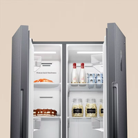 Réfrigérateur côte à côte 100 % original Mi Mijia 550L BCD-550WKMP - Grand réfrigérateur intelligent à double porte, vente en gros et approvisionnement en vrac