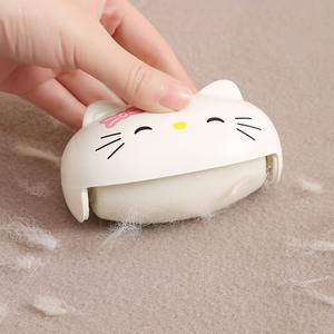 FF5017 Removedor de Pelos de Animais de Estimação Reutilizável com Padrão de Gato Fofo Mini Portátil para Viagem Removedor de Pelos Adesivo Lavável - Product Image 3