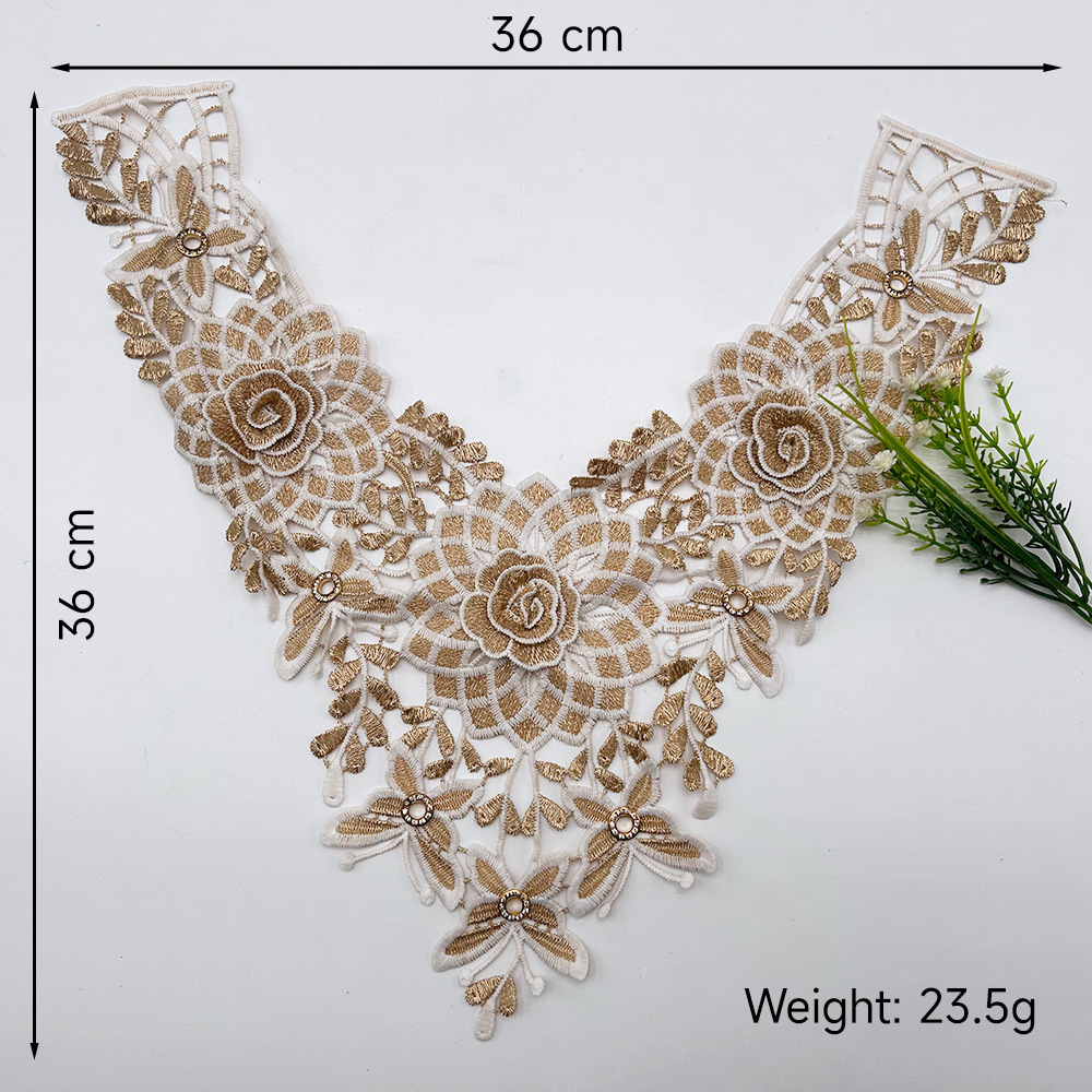 36cm-golden white