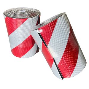 แถบกันกระแทก Eva สีแดงขาว สะท้อนแสง ติดตั้งง่าย ป้องกันมุมผนังโรงรถ ป้องกันขอบ - Product Image 1