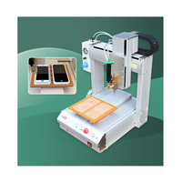Machine de distribution automatique de colle UV PU silicone AB à chaud à 3 axes de haute précision pour PCB