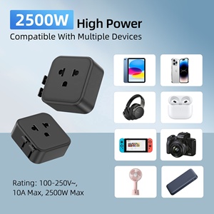 Ultra-Slim Mini Pocket Travel Adapter Multi Nation Worldwide Adaptor International Universal Adapter Travel Electric Plug <strong>Socket</strong> - Product Image 4