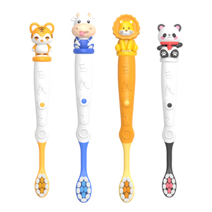 Nuevo diseño Animal vaca Tigre Panda León forma niño cepillo de dientes para chico lindo cepillo de dientes Animal cepillo de dientes para niños cepillo de dientes - Product Image 2