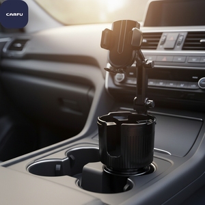 Soporte Universal para Teléfono Móvil en Auto, Expandible para Portavasos, 2 en 1, Base Ajustable, Brazo Telescópico Largo, Rotación de 360 Grados - Product Image 3