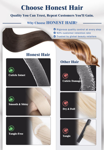 Extensiones de cabello Remy humano real sin costuras Invisible PU trama de piel recta Clip-On cabello de alta calidad cabello Real - Product Image 6