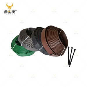 <span class=keywords><strong>Bordure</strong></span> de jardin en PE durable de 10 m, pliable à 180 degrés, sans creuser, en forme de L, avec piquets <span class=keywords><strong>pour</strong></span> parterres de fleurs et allées - Product Image 2