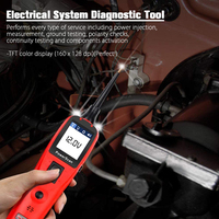 Testeur de circuit automobile PowerScan avec écran couleur TFT 12-24V, outil de détection de court-circuit/ouverture de circuit, étui de transport