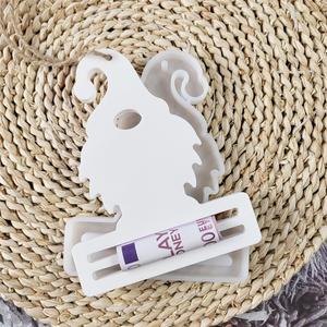 แม่พิมพ์ซิลิโคนจี้ยิปซั่มซีเมนต์ชั้นวางเงินม้วนคนแคระ M52710 - Product Image 4