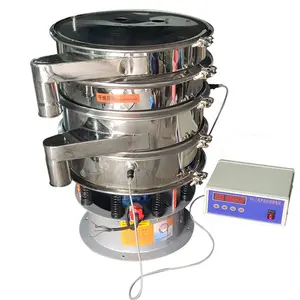 Qianzhen China Supplier High-Efficiency Stainless Steel Fine Powder Pharmacy Ultrasonic Circular Vibrating Sieve Screen Machine