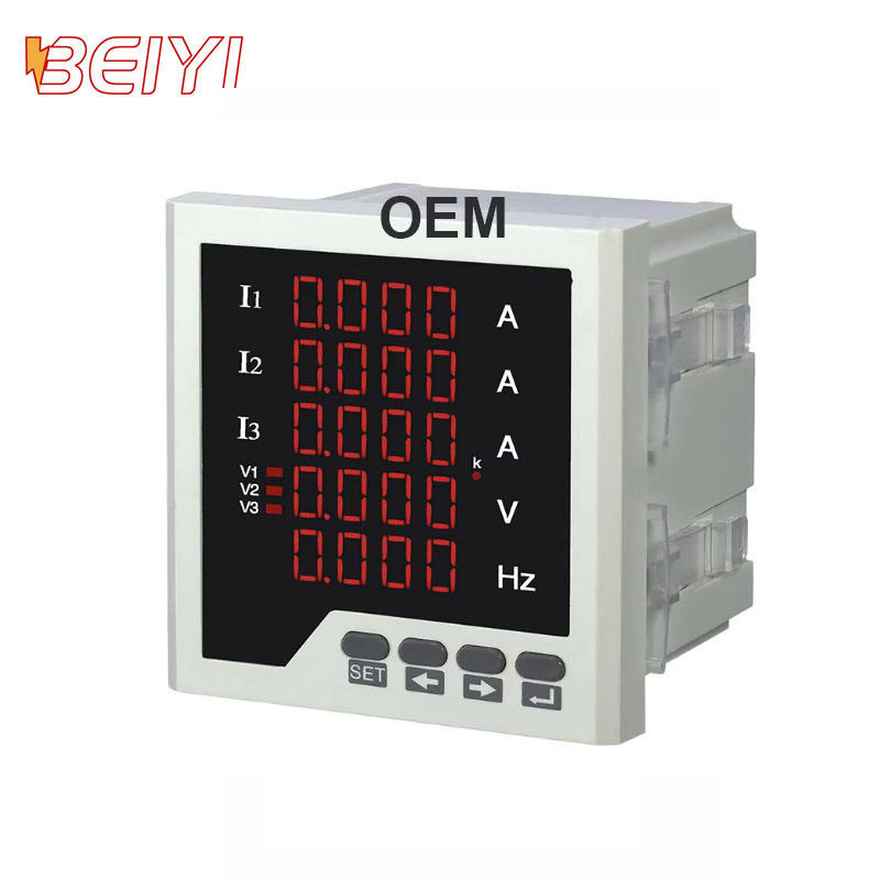 Phase Power Analyzer Single-Phase Multifunction Digital Power Meter 0.5 Class Accuracy 5A ...