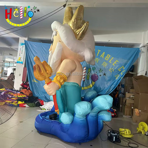 Inflatable phim hoạt hình mô hình Inflatable biển Vua Inflatable Neptune với cây đinh ba - Product Image 5