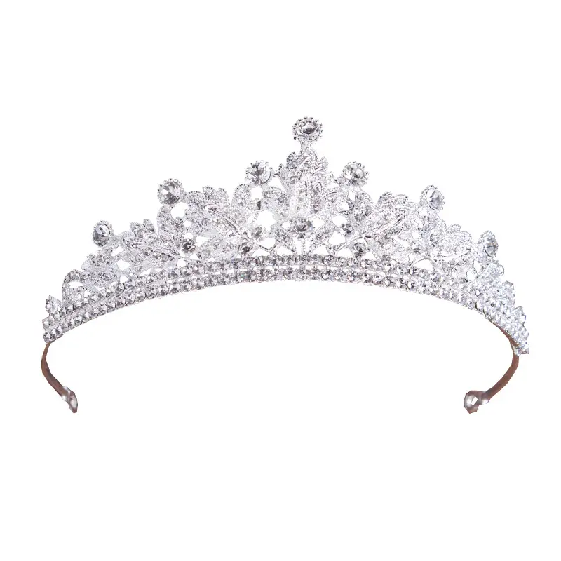 S1178A accessori per capelli sposa 2023 all'ingrosso corona principessa testa di nozze gioielli da sposa corona
