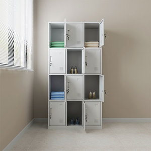 Armario comercial de 12 puertas para personal, vestuario escolar, casillero de acero y Metal, centro de llamadas, almacenamiento de ropa, cerradura de llave - Product Image 5