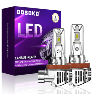 K10 Pro H4 lampadina LED 6000LM HB2 60W 6000K 1:1 Mini <span class=keywords><strong>dimensioni</strong></span> auto 9003 Led Kit conversione faro IP68 Plug & Play per auto - Product Image 3