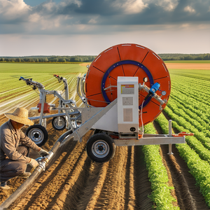 Sistema de riego por aspersión con carrete <span class=keywords><strong>para</strong></span> irrigación de campos de trigo y suministro de agua en el campo - Product Image 1