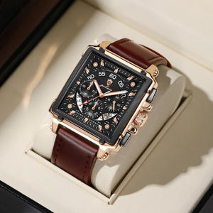 Montre-bracelet de luxe pour homme Gohuos 9816, étanche, à quartz, originale, avec boîte et sac de rangement - Product Image 5
