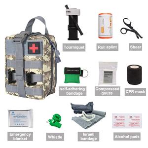 Portatile impermeabile trauma del sacchetto IFAK tattico kit di primo soccorso con laccio emostatico/Israele dalla fasciatura/rotolo stecca - Product Image 3