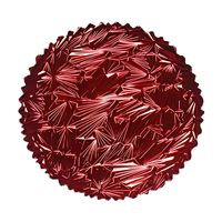 Assiettes de Présentation Dorées en PP de Luxe Écologiques, Plastique Classique Durable pour Fêtes, Dîners, Réceptions, Décoration de Table