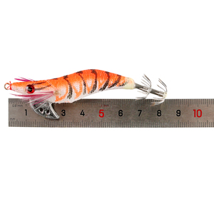 Esca di pesca di alta qualità calamari Jigs in legno di gamberetti artificiali esche di pesca in plastica per acqua dolce - Product Image 5