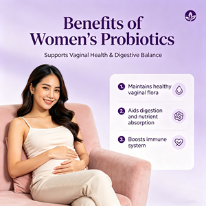 Cápsulas de Probióticos Femeninos de Marca Privada OEM - Fórmula Personalizada para la Salud Vaginal y el Equilibrio del pH - Product Image 2