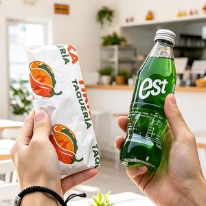 Eco-Friendly Food Grade Disposable Greaseproof <b>Wrapping</b> <b>Paper</b> Custom Printed Kraft Packaging for Restaurants Bakeries Wood Pulp - Product Image 2