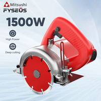 Fyseus 1500W Coupeur de marbre à fil Machine de découpe de pierre pour marbre Scie électrique industrielle Coupeur de marbre