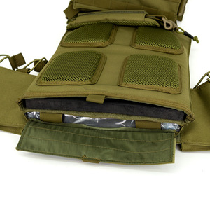 Gilet tactique en nylon à dégagement rapide, multi-usages, Molle, camouflage, protection polyvalente, porte-plaques - Product Image 5