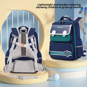Custom Logo Oxford Cloth Large Capacity School <b>Backpacks</b> | OEM ODM Light Comfortable Primary Student Bags - Product Image 2