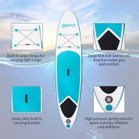 Planche de surf gonflable personnalisable avec logo, planche à pagaie gonflable, planche de stand-up paddle double couche colorée en Drop Stitch, planche de SUP