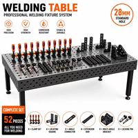 Table de soudage avec trous / Fixation modulaire pour soudage / Table de soudage industrielle / Table de soudage à gabarit / Banc de travail de soudage