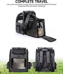 Free Sample <b>Cat</b> <b>Backpack</b> <b>Carrier</b> Small and Medium Dogs and <b>Cats</b> Bags Expandable Pet <b>Carrier</b> <b>Backpack</b>,Airline Approved Foldable - Product Image 5