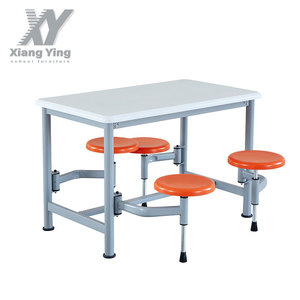 Ensemble table et chaises de cantine scolaire Lin Ying XY-010420, style moderne minimaliste pour utilisation en classe - Product Image 1
