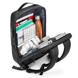 Bolsa de ordenador de negocios de viaje seguro con bloqueo de contraseña avanzada impermeable USB de gran capacidad antirrobo mochila para ordenador portátil para estudiantes masculinos - Product Image 2