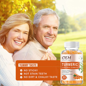 OEM/ODM Label pribadi Kurkumin Gummies kunyit suplemen diet untuk menghilangkan rasa sakit - Product Image 4