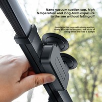Parasol para Parabrisas Delantero de Coche, Lámina de Aluminio Aislante del Calor, Retráctil Automático, Plegable, con Ventosa