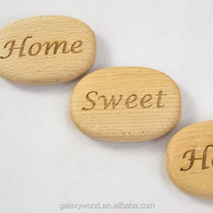 Customized Wholesale Mandala Round Hand <strong>Crafted</strong> Smooth Wooden <strong>Pebbles</strong> - Product Image 3