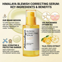 Sérum éclaircissant personnalisé à 10 % de niacinamide, vitamine C et yuja, correcteur de taches brunes, réparateur d'imperfections, soin coréen pour la peau, essence pour le visage