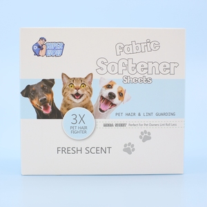 Kích Thước Tùy Chỉnh Thơm Làm Mềm Máy Sấy Tấm Vật Nuôi Sử Dụng Loại Bỏ Mùi Và Hấp Thụ Động Vật Tóc Vải Làm Mềm Máy Sấy Tấm - Product Image 1