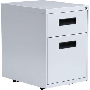 Archivador metálico Alera con dos cajones, color gris claro, 14 7/8 ancho x 19 1/8 profundo x 21 3/4 alto - Product Image 4
