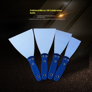 Outil <span class=keywords><strong>de</strong></span> plâtrage DIY avec lame en acier inoxydable, manche en plastique thermolaqué, <span class=keywords><strong>spatule</strong></span> à bois, truelle, couteaux à mastic pour réparation <span class=keywords><strong>de</strong></span> cloisons sèches - Product Image 3
