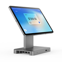 Tablette Android personnalisée avec broches magnétiques Pogo, tablette 12 pouces, terminal de paiement NFC avec station de charge