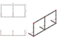 Système de treillis de scène en aluminium, treillis d'éclairage, ensemble complet de treillis de scène en aluminium