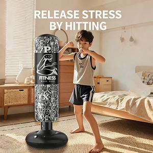 Sac de frappe gonflable de la meilleure qualité pour un jeu sûr et une réduction des risques de blessure par rapport aux jouets durs - Product Image 4