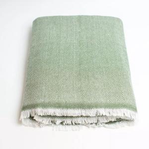 Grande couverture de voyage personnalisée en tricot de <span class=keywords><strong>camping</strong></span> biologique recyclé laine coton mouton alpaga 100% laine mérinos cachemire Pashmina - Product Image 4