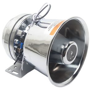 Bocina de Alarma para Auto de 200W 12V, Altavoz de Acero Inoxidable para Vendedores Ambulantes y Vehículos de Construcción - Product Image 1