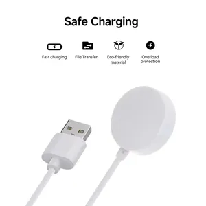 Cable de Carga Magnético de 5V/1A, Cargador Inalámbrico Universal S8 <span class=keywords><strong>Pro</strong></span>/DT3/S8 <span class=keywords><strong>PRO</strong></span> MAX/S7 <span class=keywords><strong>Pro</strong></span>/<span class=keywords><strong>DT7</strong></span>, Positivo para Múltiples Relojes Inteligentes - Product Image 5