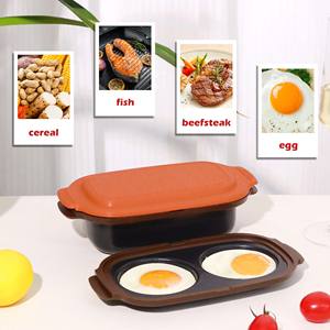 電子レンジ朝食用オムレツメーカーノンスティックフライングパンフライパン調理器具セット卵用ハンバーガーパンケーキパン - Product Image 3