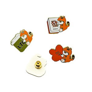 Pin de solapa de tigre de esmalte duro de alta calidad, pin de solapa con palabras de buena suerte, pin de solapa para regalo de cumpleaños, fabricación de pines de solapa - Product Image 5