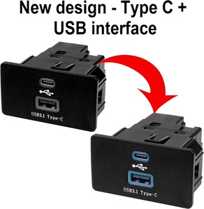 <span class=keywords><strong>New</strong></span> Arrival Ford Sync3 Giao Diện USB Kép Phương Tiện Truyền Thông Hub Hộp Loại C 3.1 USB Thay Thế Cho Ford F150 2018 - Product Image 2